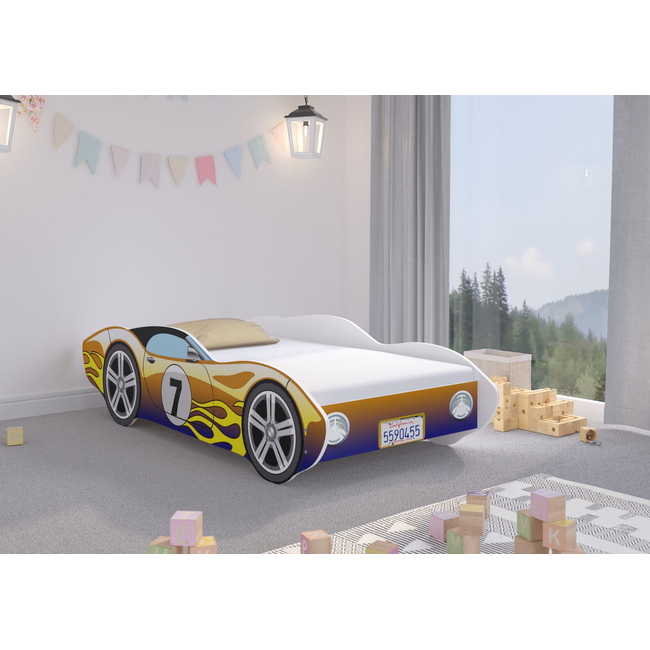Children's Bed 160 x 80 cm (Gift Mattress) - Corvette Chameleon