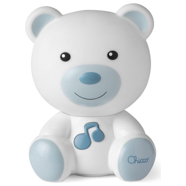 Chicco Teddy Bear Night Light With Melody Blue 09830-20