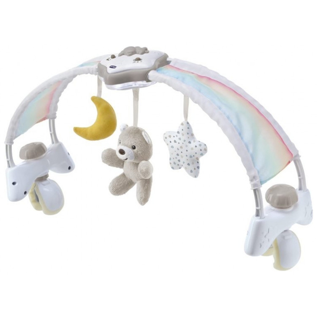 Chicco First Dreams 2-in-1 Rainbow Sky Bed Arch Beige 00010473000000