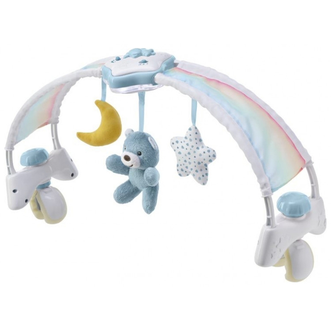 Chicco First Dreams 2 in 1 Rainbow Sky Μπάρα Δραστηριοτήτων για Κούνια & Παρκοκρέβατο Blue 00010473200000