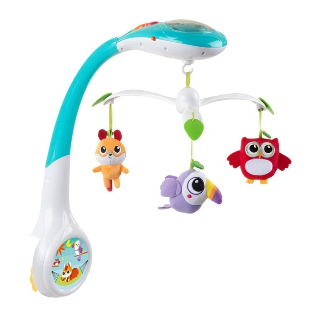 Chicco Μόμπιλε Κούνιας με Μουσική, Περιστροφή και Προτζέκτορα Μαγικό Δάσος 11350-00