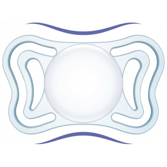 Chicco Physio Forma Light Silicone Pacifier Night 2-6 months 2pcs Blue 7103121