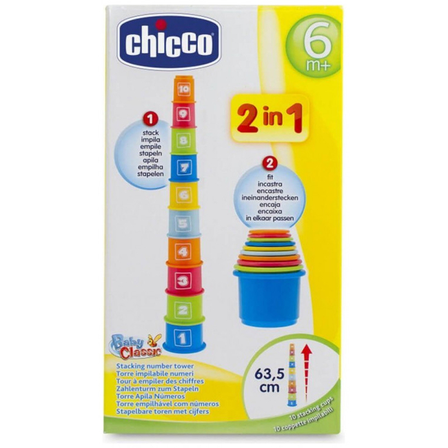 Chicco Stacking Number Tower 9+m 07511-00