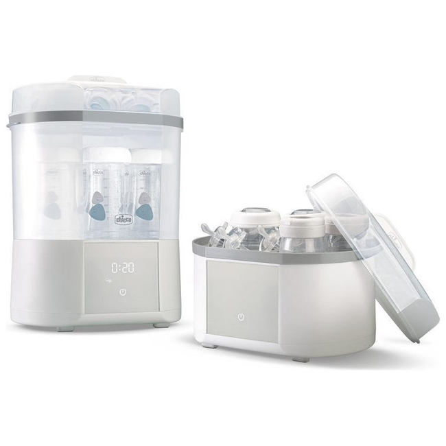 Chicco Sterilliser All in One Aποστειρωτής Στεγνωτήρας Μπιμπερό & Αξεσουάρ LCD Οθόνη 739210