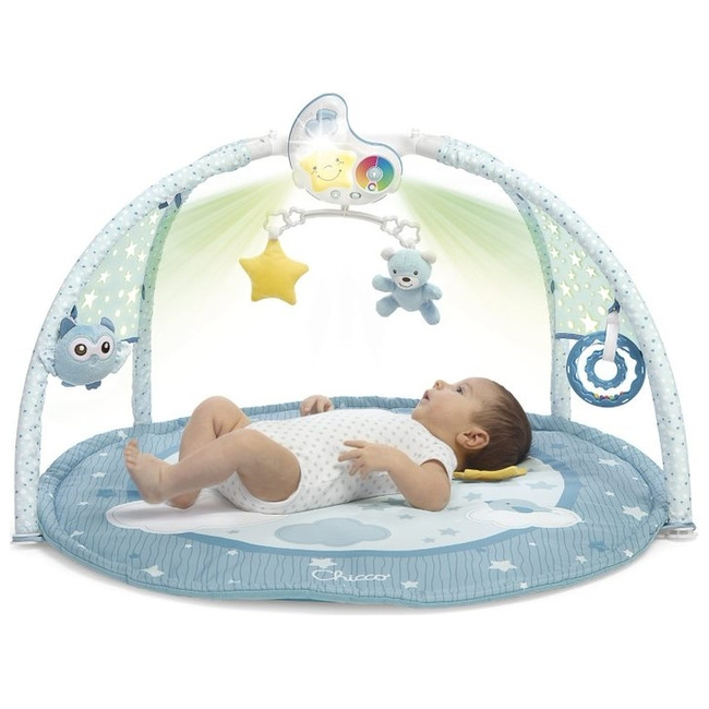 Chicco Treetop Friends Of Colours Μουσικό Γυμναστήριο Δραστηριοτήτων με Προβολέα Μπλε 112548