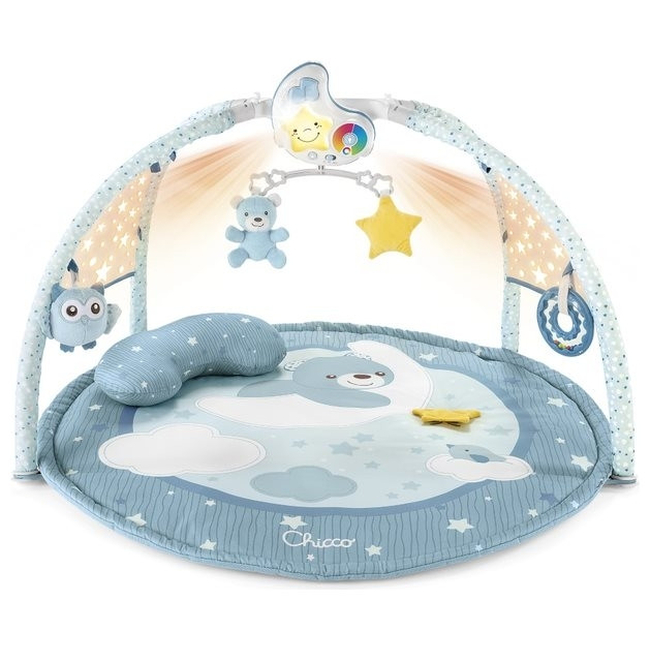 Chicco Treetop Friends Of Colours Μουσικό Γυμναστήριο Δραστηριοτήτων με Προβολέα Μπλε 112548