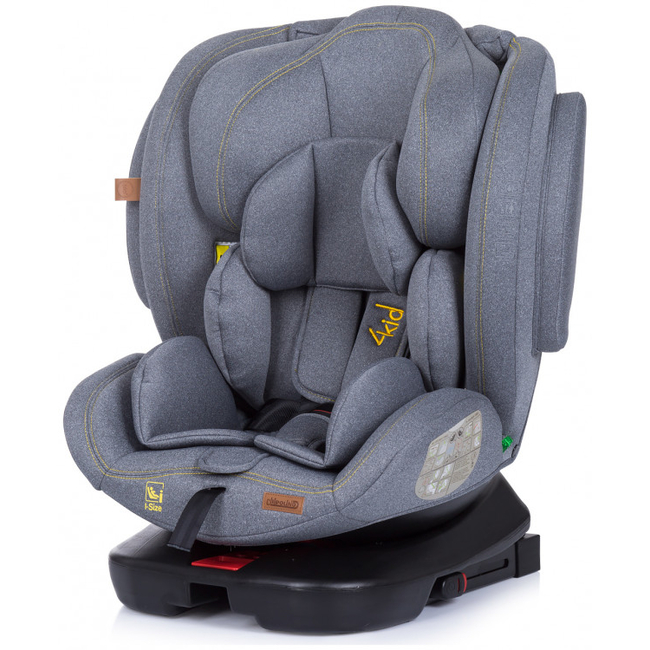 Chipolino 4Kid 0-36 kg I-SIZE Παιδικό Κάθισμα Αυτοκινήτου 360 ° περιστροφή Platinum STK4K02202PL