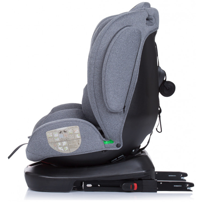 Chipolino 4Kid 0-36 kg I-SIZE Παιδικό Κάθισμα Αυτοκινήτου 360 ° περιστροφή Platinum STK4K02202PL