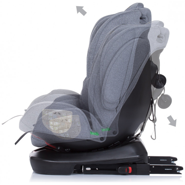 Chipolino 4Kid 0-36 kg I-SIZE Car Seat Rotation 360 Platinum STK4K02202PL