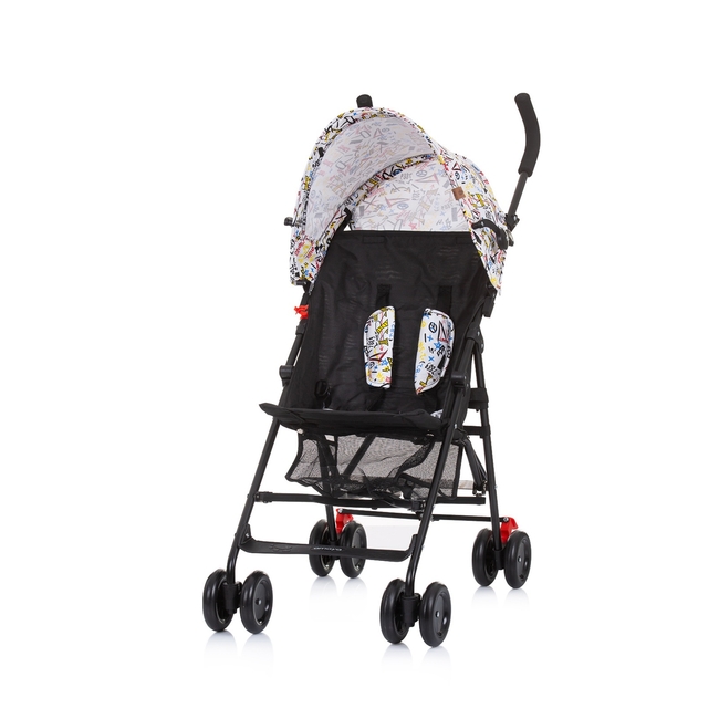 Chipolino Amaya Baby Stroller White Graffiti LKAM02305WG