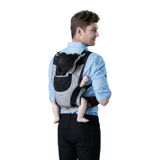 Chipolino Bobby 3 in 1 Baby Carrier 4+m Grey KENBY0223GY