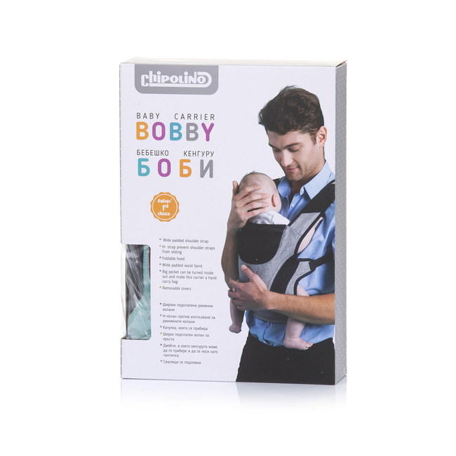 Chipolino Bobby 3 in 1 Μάρσιπος 4+μηνών Aloe KENBY0224AL