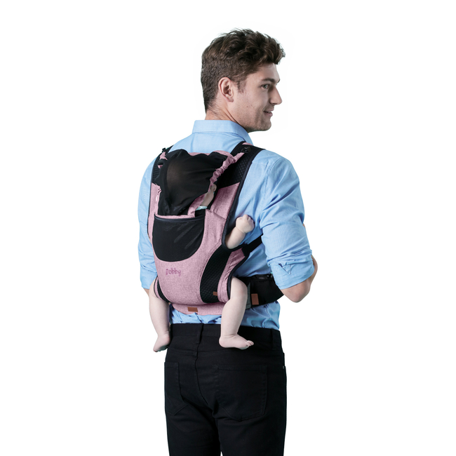 Chipolino Bobby 3 in 1 Μάρσιπος 4+μηνών Rose Water KENBY0225RW