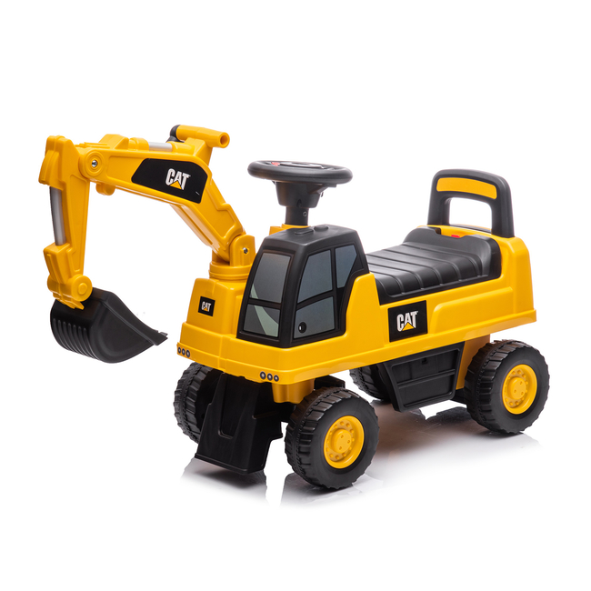 Chipolino Cat Excavator Ποδοκίνητος Εκσκαφέας Μπαταρίας 12+ μ Κίτρινο ROCCAT02301YE