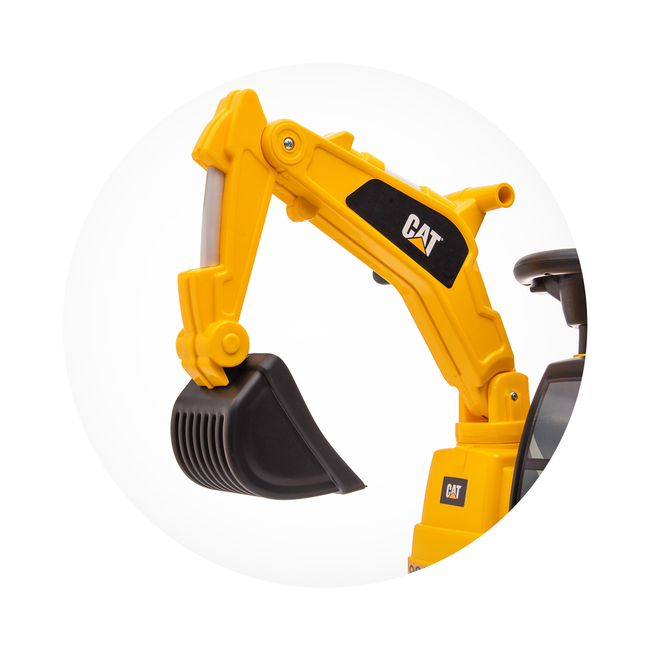 Chipolino Cat Excavator Ποδοκίνητος Εκσκαφέας Μπαταρίας 12+ μ Κίτρινο ROCCAT02301YE