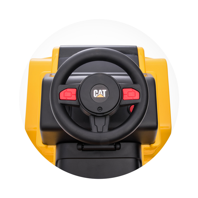 Chipolino Cat Ηλεκτροκίνητη Παιδική Μπουντόζα Φορτηγό 6V 18-36μ Yellow ELCATDT0231Y