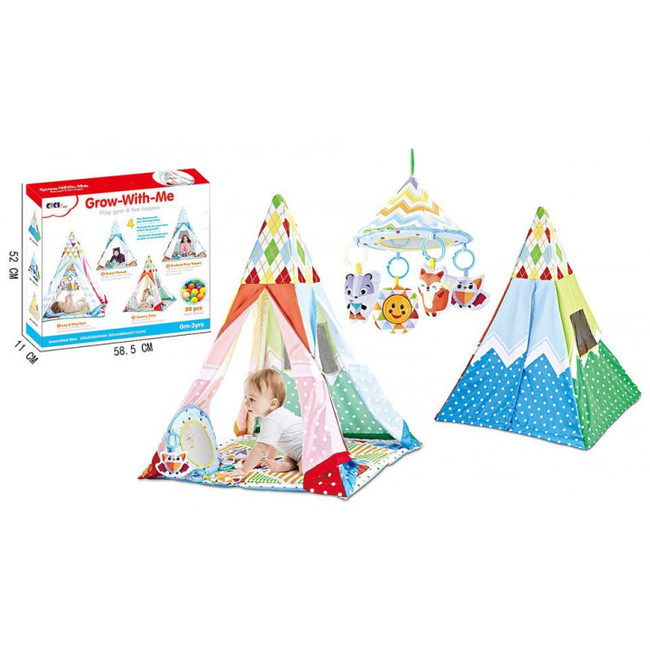 Chipolino Dots 2 in 1 Μουσικό Πολύχρωμο Γυμναστήριο Σκηνή Δραστηριοτήτων PGRCA02101DO