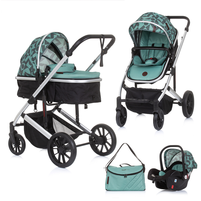 Chipolino Enigma 3 in 1 Σύστημα Μεταφοράς 0-36 μηνών έως 22kg με Αξεσουάρ Aloe KKEN02304AL
