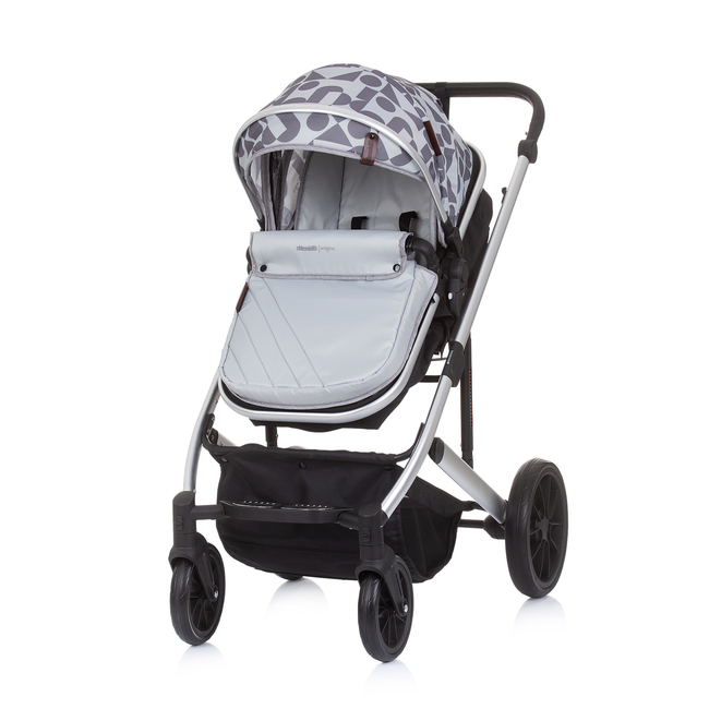 Chipolino Enigma 2 in 1 Convertible Stroller 0-36 months up to 22kg with 2 Accessories Glacier KKEN02302GL