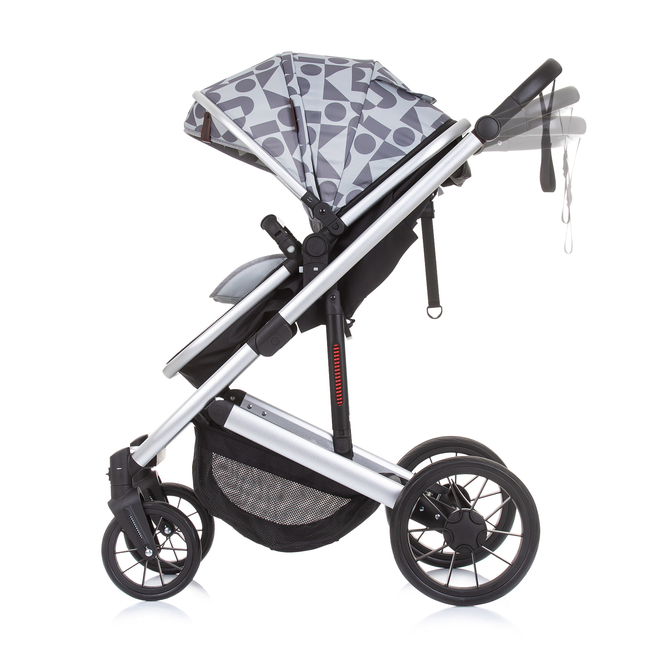 Chipolino Enigma 2 in 1 Convertible Stroller 0-36 months up to 22kg with 2 Accessories Glacier KKEN02302GL