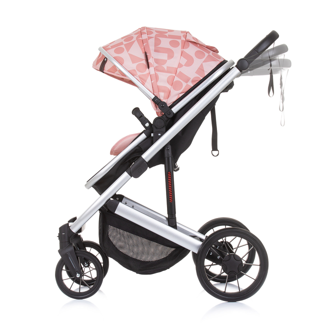 Chipolino Enigma 3 in 1 Convertible Stroller 0-36 months up to 22kg with 2 Accessories Rose Water KKEN02305RW