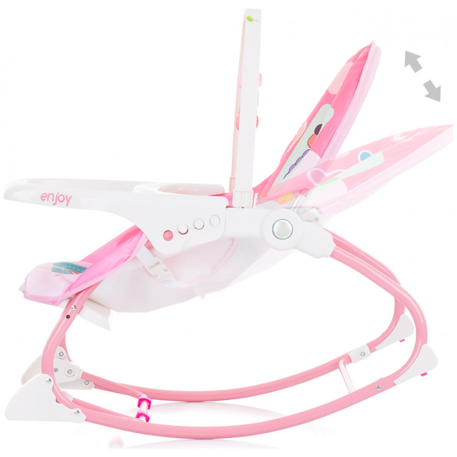 Chipolino Enjoy 2 in 1 Musical Bouncer Pink SHENJ02103PI