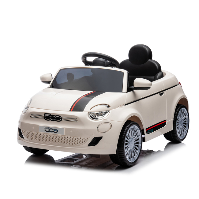 Chipolino FIAT 500 12V Children Operated Electric Car White ELKFIAT23WH