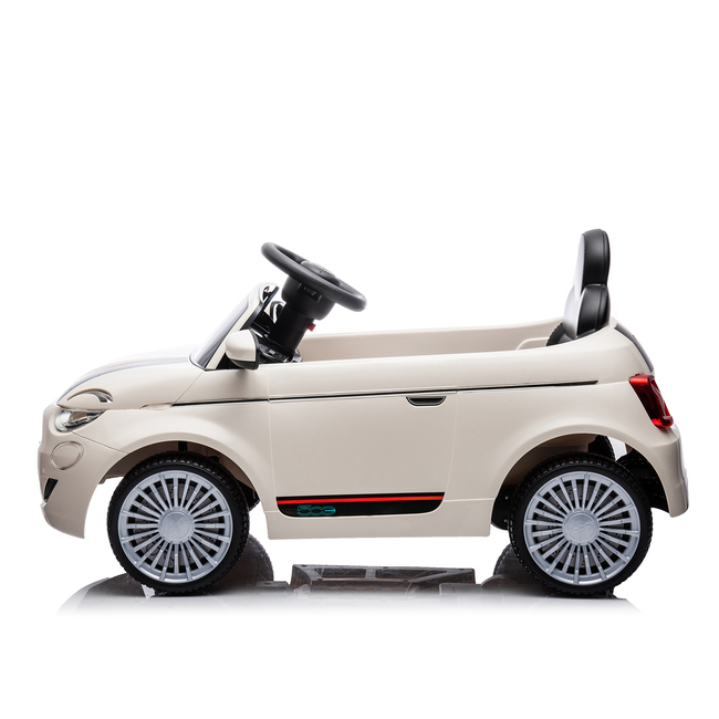 Chipolino FIAT 500 12V Ηλεκτροκίνητο Παιδικό Αυτοκίνητο με Χειριστήριο 3+ ετών Λευκό ELKFIAT23WH