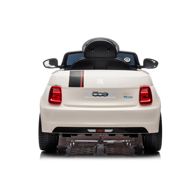 Chipolino FIAT 500 12V Ηλεκτροκίνητο Παιδικό Αυτοκίνητο με Χειριστήριο 3+ ετών Λευκό ELKFIAT23WH