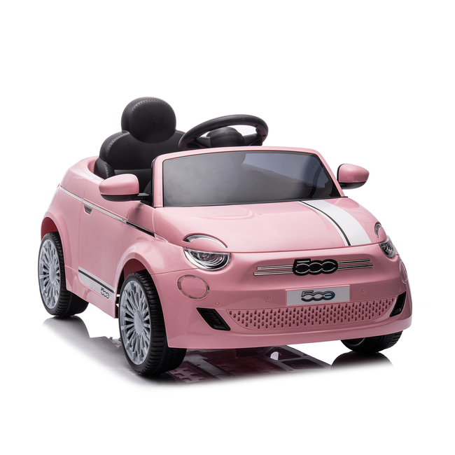 Chipolino FIAT 500 12V Ηλεκτροκίνητο Παιδικό Αυτοκίνητο με Χειριστήριο 3+ ετών Ροζ ELKFIAT23PI