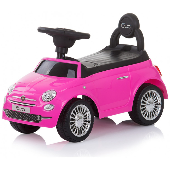 Chipolino Fiat 500 Μουσικό Παιδικό Αυτοκίνητο Pink ROCFT0184PI