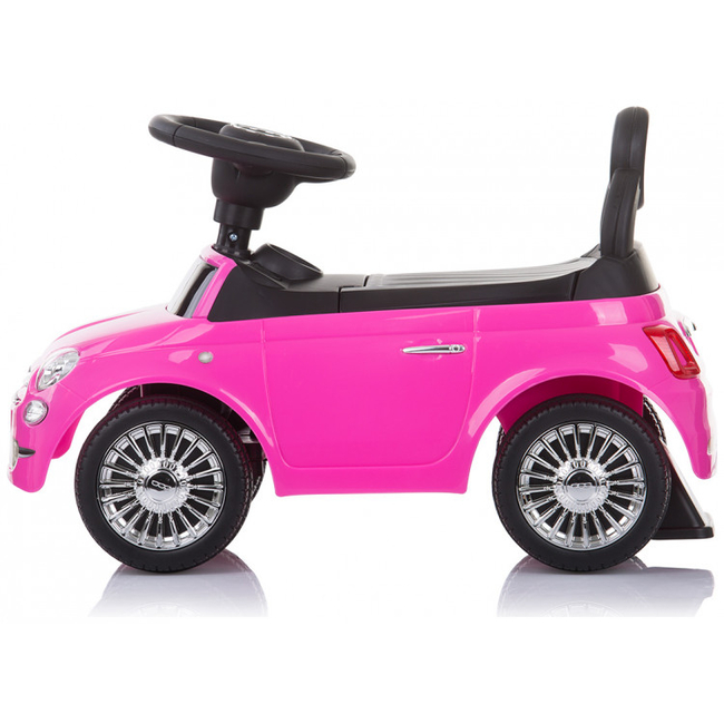 Chipolino Fiat 500 Musical Ride On Car Pink ROCFT0184PI