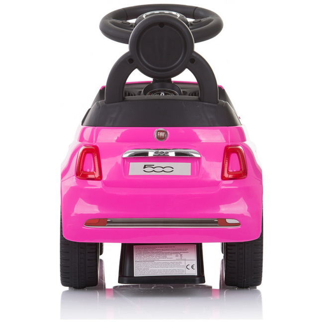 Chipolino Fiat 500 Musical Ride On Car Pink ROCFT0184PI