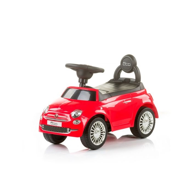 Chipolino Fiat 500 Musical Ride On Car - Red (ROCFT0182RE)