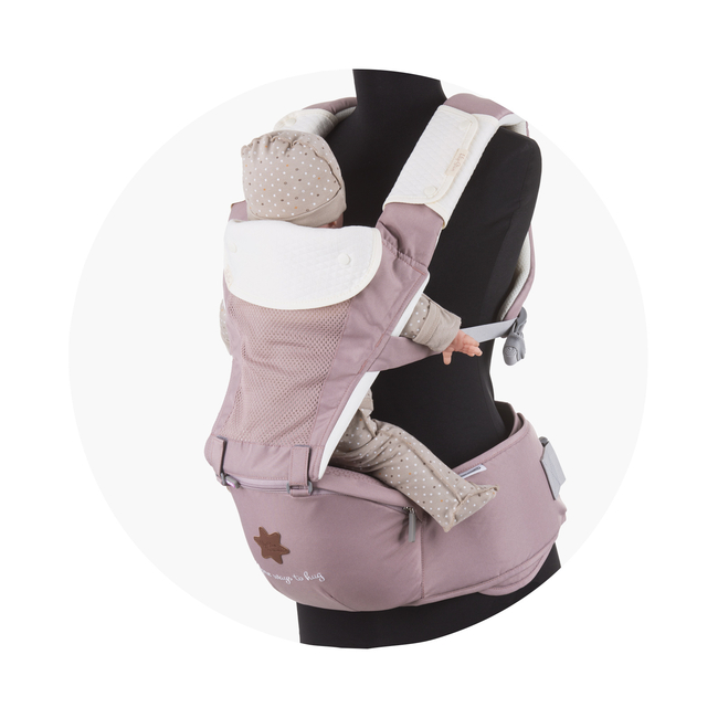 Chipolino Hip Star 3 in 1 Baby Carrier Carry & Back 3+ months Rose Water KENHS0223RW