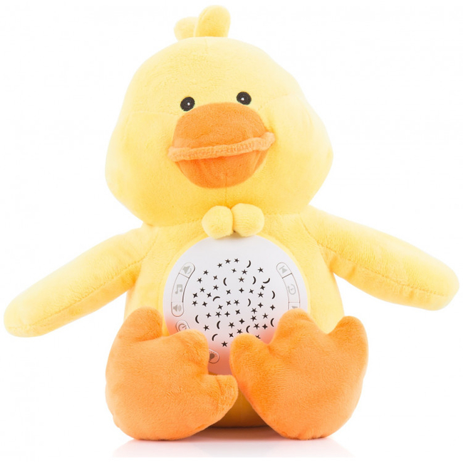Chipolino Soothing plush toy with projector and music Duck PIL02007DUCK