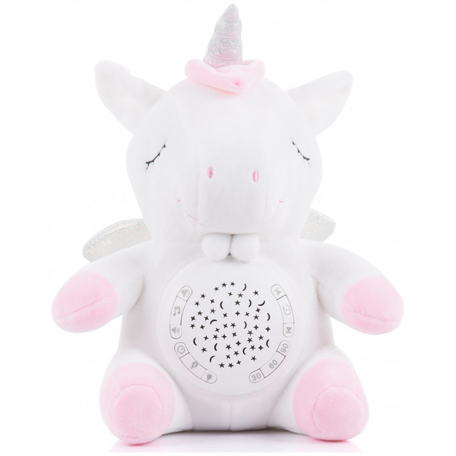 Chipolino Soothing plush toy with projector and music Unicorn PIL02008UNIC