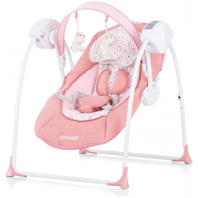 Chipolino Lullaby Bluetooth Ηλεκτρικό Βρεφικό Ρηλάξ Κούνια Orchid LSHLB0203OR (Δώρο Super Απαλή Κουβερτούλα)