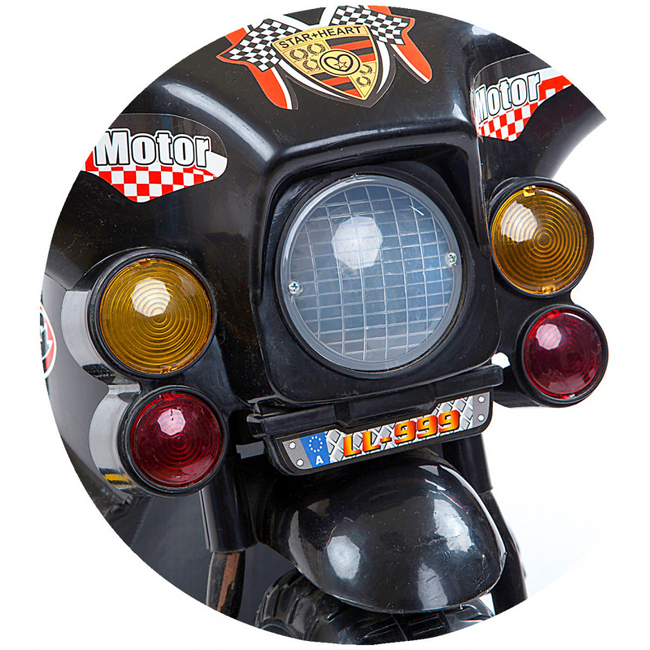 Chipolino Max Rider 6V Ηλεκτροκίνητη Παιδική Μηχανή 3+ ετών  Black ELMMR0221BK