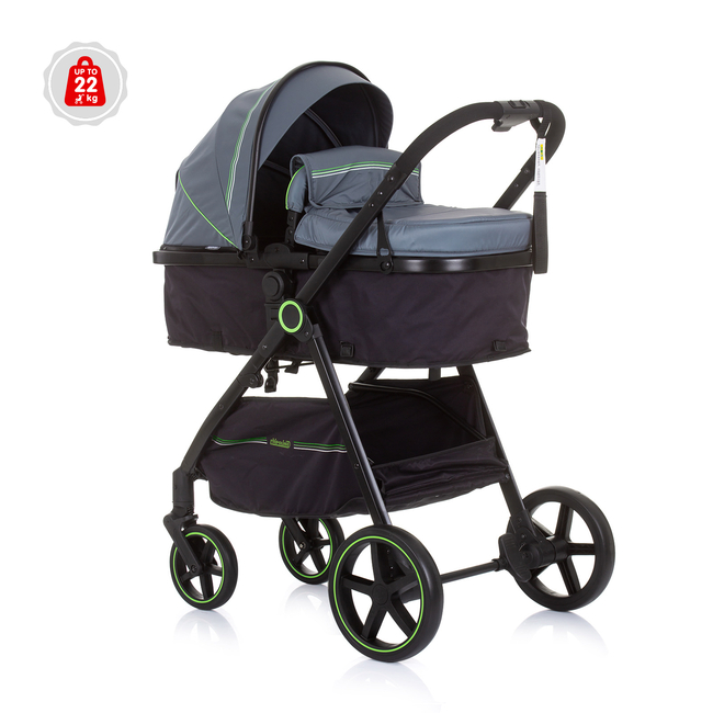 Chipolino Misty 3 in 1 Σύστημα Μεταφοράς 0-36 μηνών έως 22kg με Αξεσουάρ Graphite KKMT02302GT