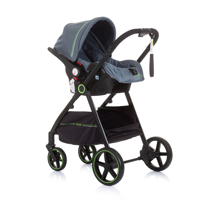 Chipolino Misty 3 in 1 Σύστημα Μεταφοράς 0-36 μηνών έως 22kg με Αξεσουάρ Graphite KKMT02302GT