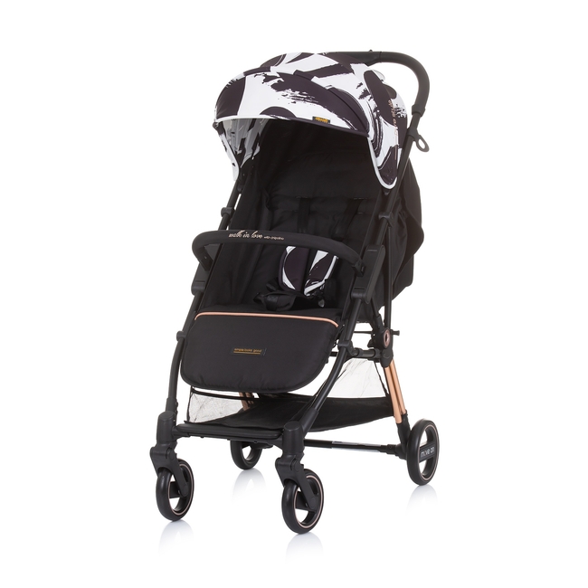 Chipolino Move On Baby Stroller Automatic Folding 0+ months Black White LKMO02301BW