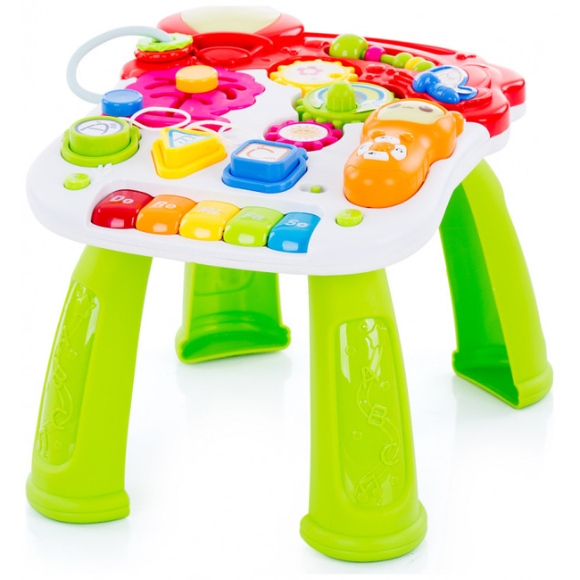 Chipolino Multi 2 in 1 Training Walky with Music & Activity Table Green MIK02006MLG