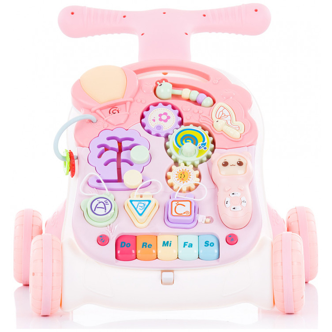 Chipolino Multi 2 in 1 Training Walky with Music & Activity Table Pink MIK02007MLP