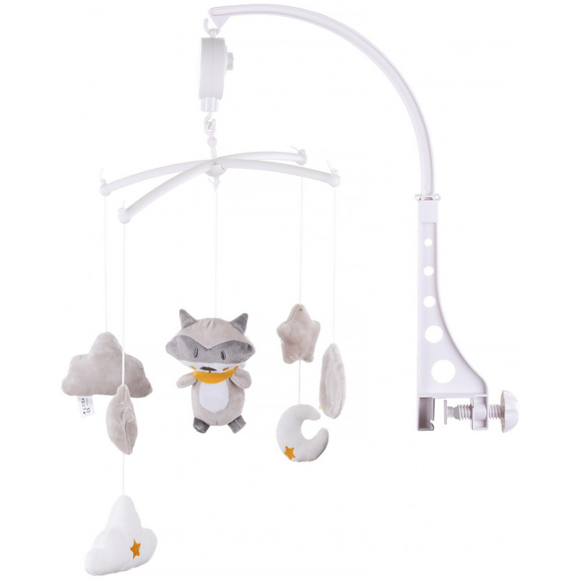 Chipolino Musical Mobile for Beds Raccoon MILS02113RC