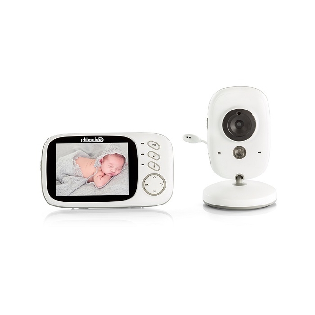 Chipolino Polaris Baby Monitor with Camera 3.2" TFT LCD (VIBEFP171SI)