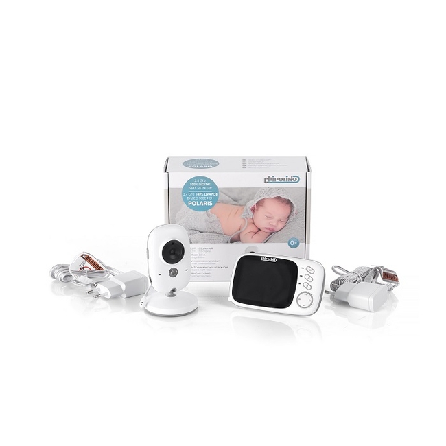 Chipolino Polaris Baby Monitor with Camera 3.2" TFT LCD (VIBEFP171SI)