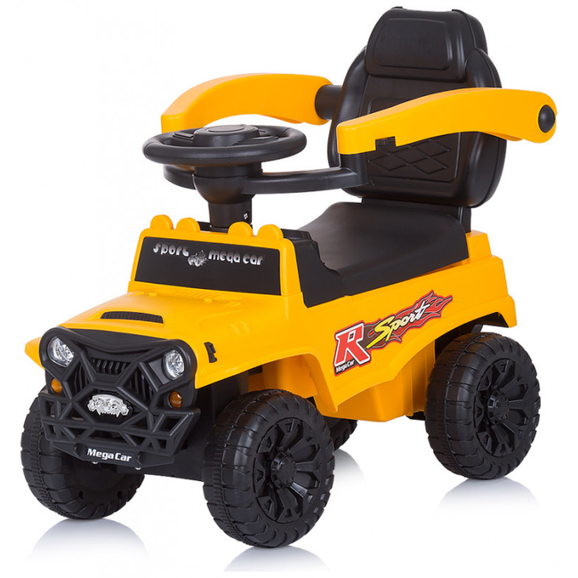 Chipolino Safari Παιδικό Αυτοκινητάκι με Λαβή Γονέα 3+ ετών Yellow ROCSAF02103YE