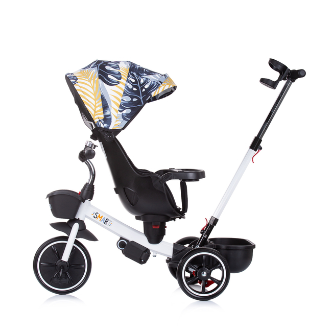 Chipolino Smart Reversible Tricycle Children's Bike with Accessories Black White TRKSA02202BW