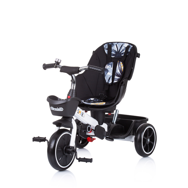 Chipolino Smart Reversible Tricycle Children's Bike with Accessories Black White TRKSA02202BW